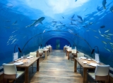 Podvodná reštaurácia Ithaa - Conrad Rangali Maledivy