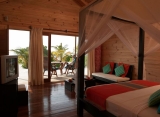 Interiér plážové vily Meeru Island Resort 