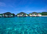 Paradise Island resort - Vodné bungalovy