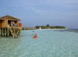 Vilamendhoo Island resort - vodná vila s jacuzzi